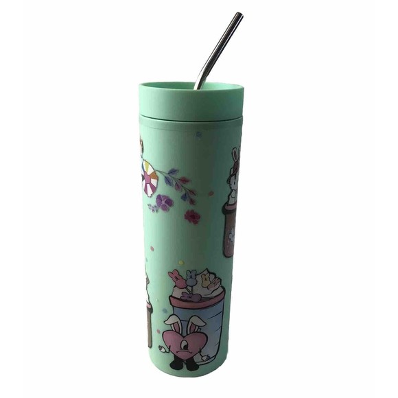 Hello Kitty Spring Theme Tumbler With Stainless Steel Straw 16 Oz - Picture 7 of 10